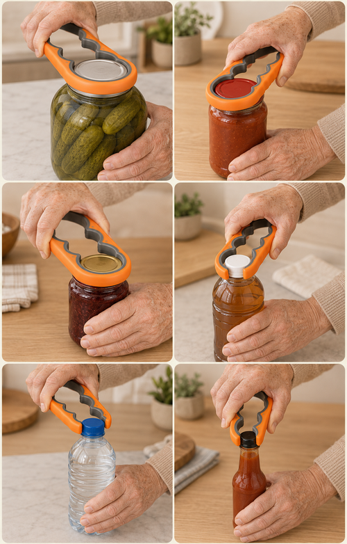 4-in-1 Jar & Bottle Opener